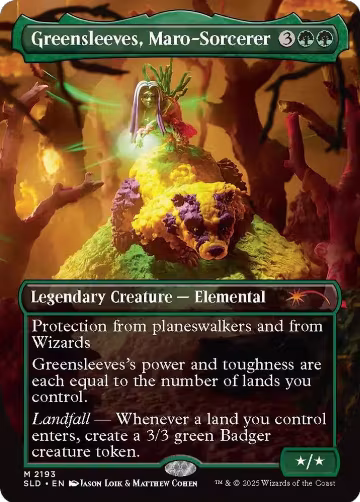 Greensleeves, Maro-Sorcerer (2193), Secret Lair Drop Series — Magic card price