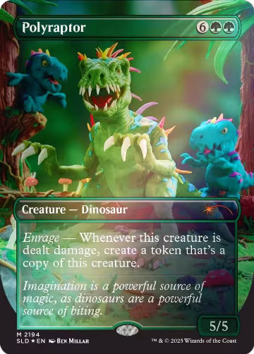 Polyraptor (Rainbow Foil) (2194), Secret Lair Drop Series — Magic card price