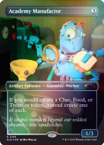 Academy Manufactor (2195) (Rainbow Foil) (2195), Secret Lair Drop Series — Magic card price