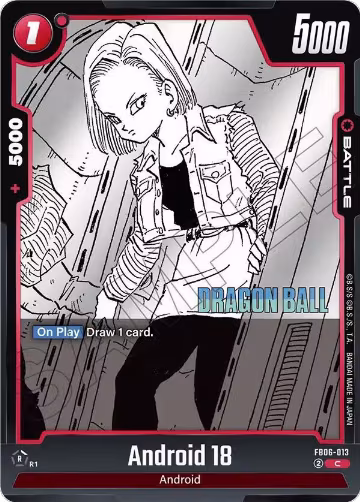 Android 18 - FB06-013 (FB06-013), Manga Booster 02 — DB Fusion card price
