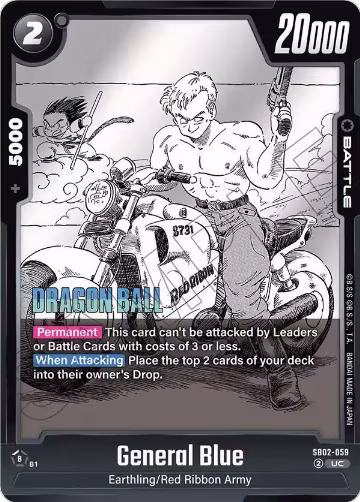 General Blue (SB02-059), Manga Booster 02 — DB Fusion card price