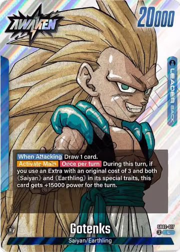 Gotenks - SB02-017 (SB02-017), Manga Booster 02 — DB Fusion card price