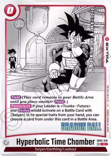 Hyperbolic Time Chamber (SB02-016), Manga Booster 02 — DB Fusion card price