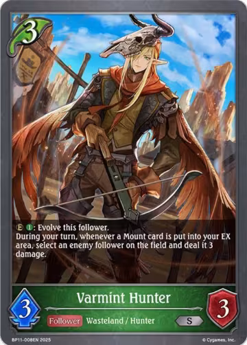 Varmint Hunter (BP11-008EN), Bullet of Fate — Shadowverse card price