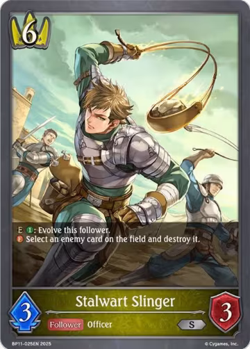 Stalwart Slinger (BP11-025EN), Bullet of Fate — Shadowverse card price