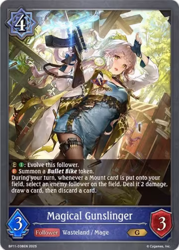 Magical Gunslinger (BP11-038EN), Bullet of Fate — Shadowverse card price
