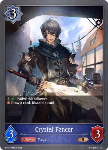 Crystal Fencer (BP11-046EN), Bullet of Fate — Shadowverse card price