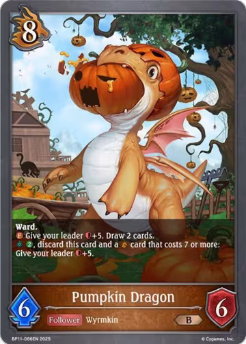 Pumpkin Dragon (BP11-066EN), Bullet of Fate — Shadowverse card price