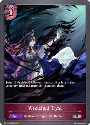 Wretched Tryst (BP11-079EN), Bullet of Fate — Shadowverse card price