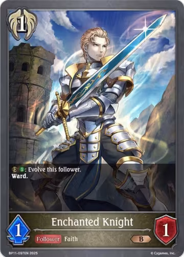 Enchanted Knight (BP11-097EN), Bullet of Fate — Shadowverse card price