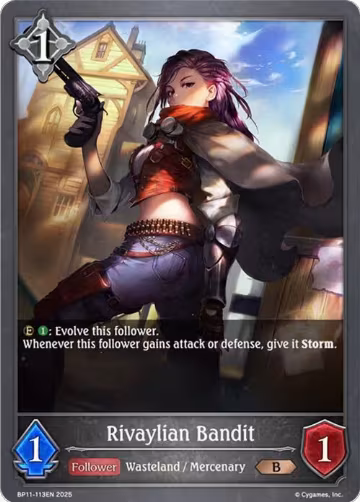 Rivaylian Bandit (BP11-113EN), Bullet of Fate — Shadowverse card price