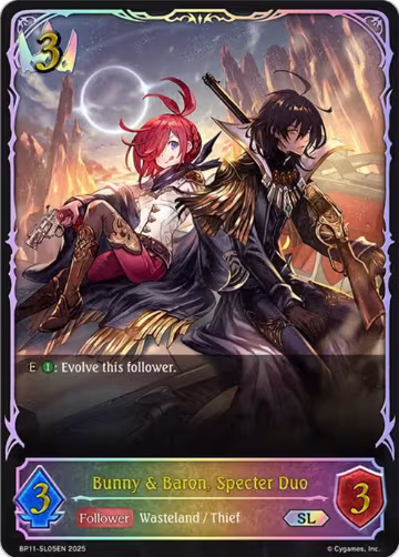 Bunny & Baron, Specter Duo (SL) (BP11-SL05EN), Bullet of Fate — Shadowverse card price