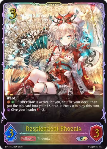 Resplendent Phoenix (SL) (BP11-SL12EN), Bullet of Fate — Shadowverse card price
