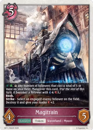 Magitrain (BP11-T02EN), Bullet of Fate — Shadowverse card price