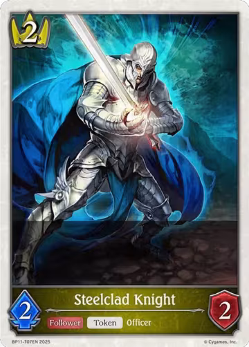 Steelclad Knight (BP11-T07EN), Bullet of Fate — Shadowverse card price