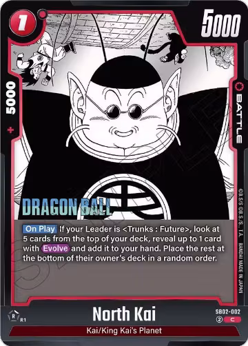 North Kai (SB02-002), Manga Booster 02 — DB Fusion card price
