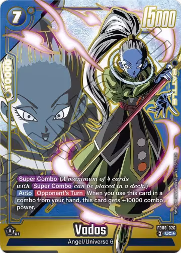 Vados (Alternate Art) (FB08-026), Saiyan's Pride — DB Fusion card price