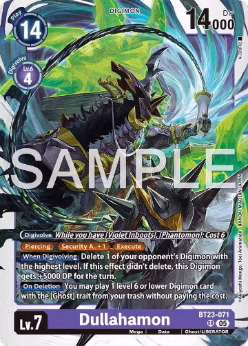 Dullahamon (BT23-071 SR), Hackers' Slumber — Digimon card price