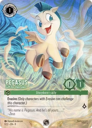 Pegasus - Gift for Hercules (1) (1), Disney Lorcana Promo Cards — Lorcana card price