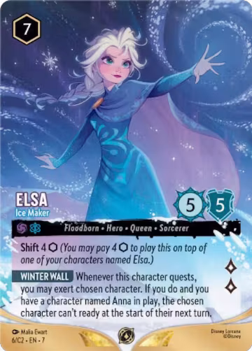 Elsa - Ice Maker (6), Disney Lorcana Promo Cards — Lorcana card price
