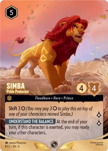 Simba - Pride Protector (8), Disney Lorcana Promo Cards — Lorcana card price