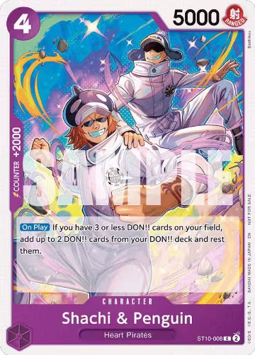 Shachi & Penguin (Tournament Pack 2025 Vol. 4) (ST10-008), One Piece Promotion Cards — One Piece card price
