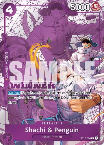 Shachi & Penguin (Winner Pack 2025 Vol. 4) (ST10-008), One Piece Promotion Cards — One Piece card price