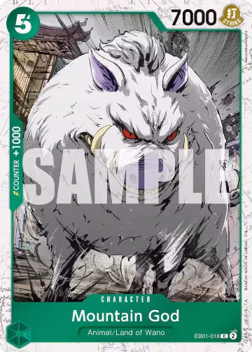 Mountain God (Pirate Foil) (EB01-018), Premium Booster -The Best- Vol. 2 — One Piece card price