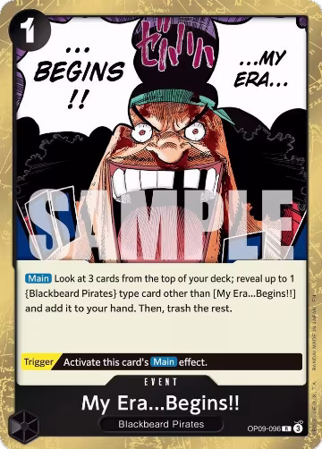 My Era...Begins!! (Reprint) (OP09-096), Premium Booster -The Best- Vol. 2 — One Piece card price