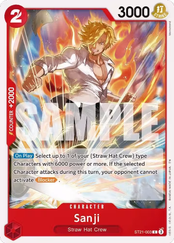 Sanji - ST21-003 (Reprint) (ST21-003), Premium Booster -The Best- Vol. 2 — One Piece card price