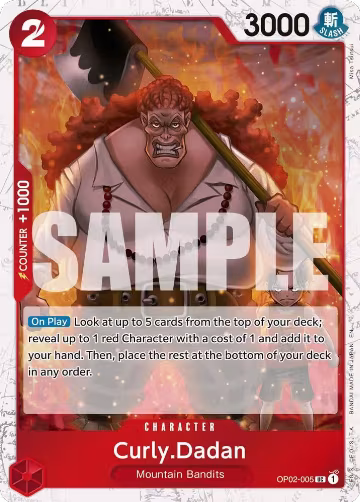 Curly.Dadan (Pirate Foil) (OP02-005), Premium Booster -The Best- Vol. 2 — One Piece card price
