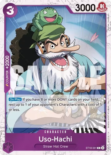 Uso-Hachi (Pirate Foil) (ST18-001), Premium Booster -The Best- Vol. 2 — One Piece card price