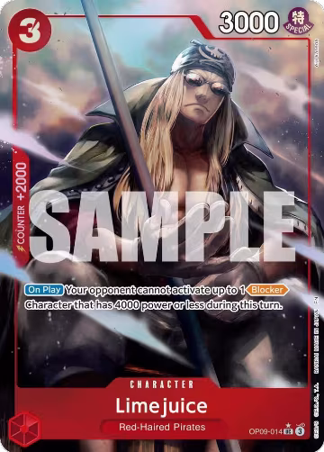 Limejuice (Alternate Art) (OP09-014), Premium Booster -The Best- Vol. 2 — One Piece card price