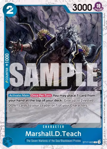 Marshall.D.Teach - ST17-005 (Pirate Foil) (ST17-005), Premium Booster -The Best- Vol. 2 — One Piece card price