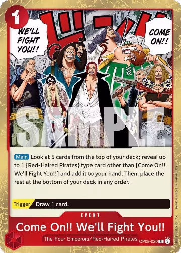 Come On!! We'll Fight You!! (Reprint) (OP09-020), Premium Booster -The Best- Vol. 2 — One Piece card price