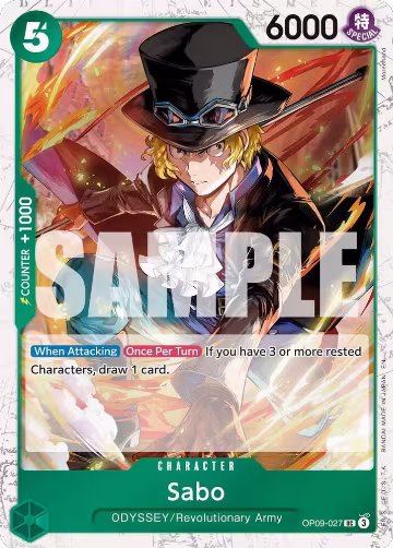 Sabo - OP09-027 (Pirate Foil) (OP09-027), Premium Booster -The Best- Vol. 2 — One Piece card price