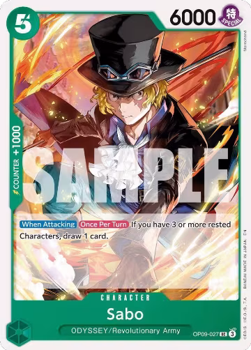 Sabo - OP09-027 (Reprint) (OP09-027), Premium Booster -The Best- Vol. 2 — One Piece card price