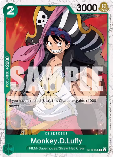 Monkey.D.Luffy - ST16-005 (Pirate Foil) (ST16-005), Premium Booster -The Best- Vol. 2 — One Piece card price