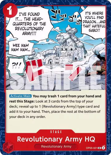 Revolutionary Army HQ (Reprint) (OP05-021), Premium Booster -The Best- Vol. 2 — One Piece card price
