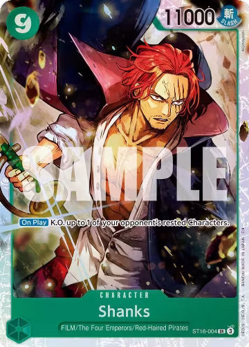 Shanks - ST16-004 (Reprint) (ST16-004), Premium Booster -The Best- Vol. 2 — One Piece card price
