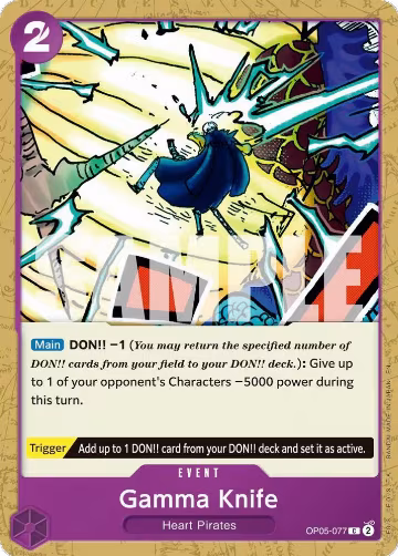 Gamma Knife (Reprint) (OP05-077), Premium Booster -The Best- Vol. 2 — One Piece card price