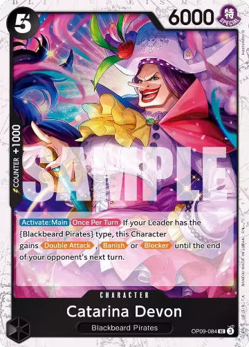 Catarina Devon (Pirate Foil) (OP09-084), Premium Booster -The Best- Vol. 2 — One Piece card price