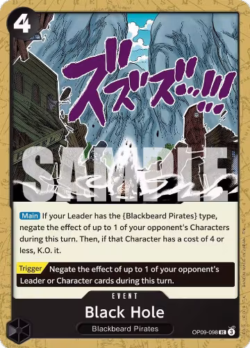 Black Hole (Reprint) (OP09-098), Premium Booster -The Best- Vol. 2 — One Piece card price