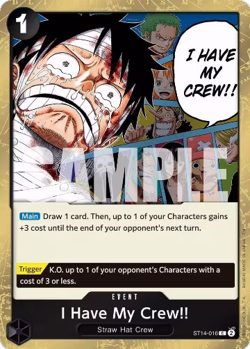I Have My Crew!! (Pirate Foil) (ST14-016), Premium Booster -The Best- Vol. 2 — One Piece card price