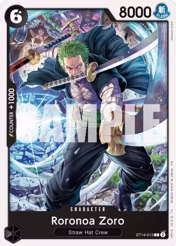 Roronoa Zoro - ST14-013 (Reprint) (ST14-013), Premium Booster -The Best- Vol. 2 — One Piece card price