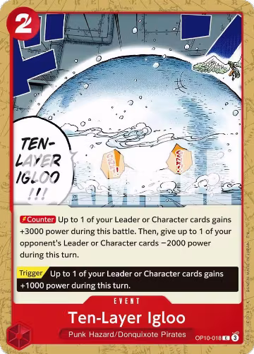 Ten-Layer Igloo (Reprint) (OP10-018), Premium Booster -The Best- Vol. 2 — One Piece card price