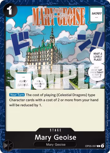 Mary Geoise (Pirate Foil) (OP05-097), Premium Booster -The Best- Vol. 2 — One Piece card price
