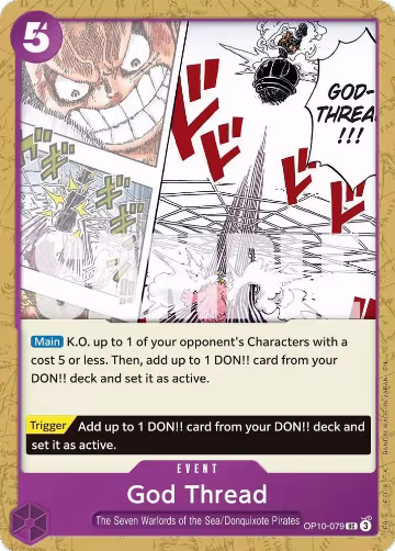 God Thread (Reprint) (OP10-079), Premium Booster -The Best- Vol. 2 — One Piece card price