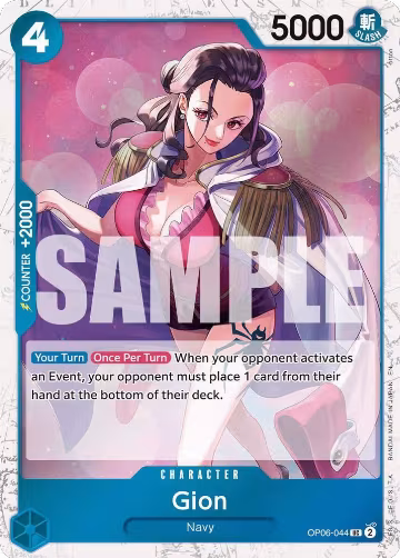 Gion (Pirate Foil) (OP06-044), Premium Booster -The Best- Vol. 2 — One Piece card price