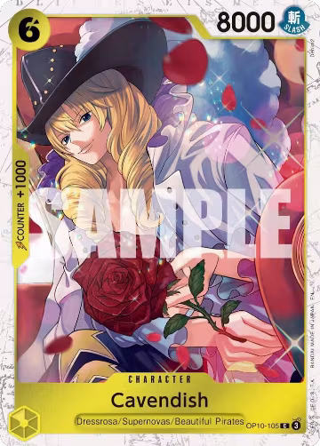 Cavendish - OP10-105 (Pirate Foil) (OP10-105), Premium Booster -The Best- Vol. 2 — One Piece card price